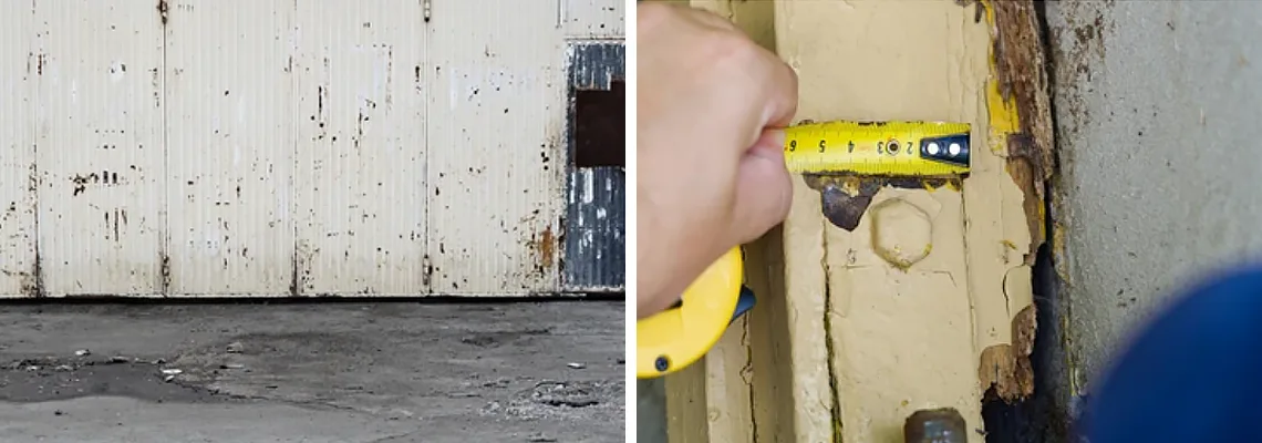 Lift Master Rusty Garage Doors in Kissimmee, Florida